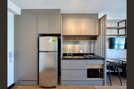 Studio para alugar com 29m², 1 quarto e sem vaga Studio para alugar com 29m², 1 quarto e sem vagaCozinha