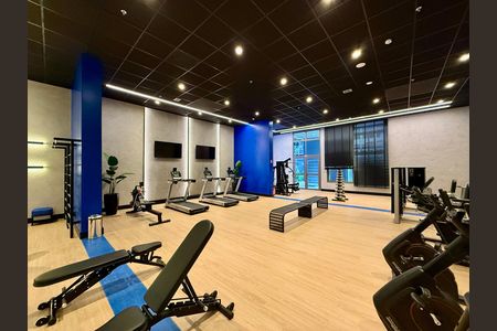 Studio para alugar com 29m², 1 quarto e sem vaga Studio para alugar com 29m², 1 quarto e sem vagaAcademia
