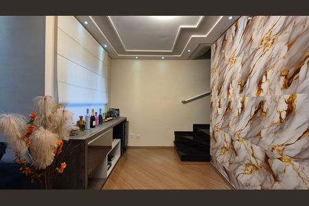 Sala  de apartamento à venda com 2 quartos, 150m² em Vila Curuçá, Santo André