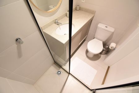 Studio para alugar com 30m², 1 quarto e sem vagaBanheiro do Studio