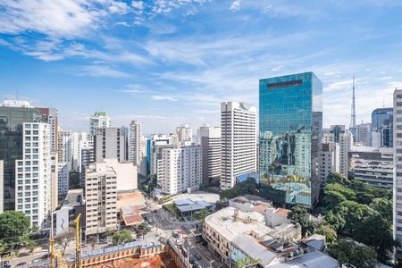 Sala - Vista de apartamento para alugar com 1 quarto, 53m² em Vila Mariana, São Paulo