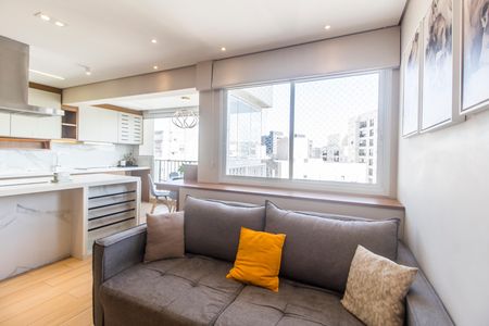 Apartamento à venda com 50m², 1 quarto e 2 vagas Apartamento à venda com 50m², 1 quarto e 2 vagasSala