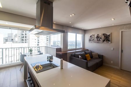 Sala  de apartamento à venda com 1 quarto, 50m² em Alphaville Empresarial, Barueri