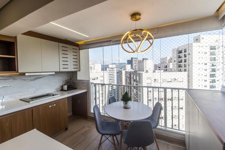 Apartamento à venda com 50m², 1 quarto e 2 vagas Apartamento à venda com 50m², 1 quarto e 2 vagasVaranda gourmet