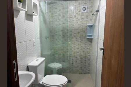 Banheiro de kitnet/studio para alugar com 1 quarto, 18m² em Campinas, São José