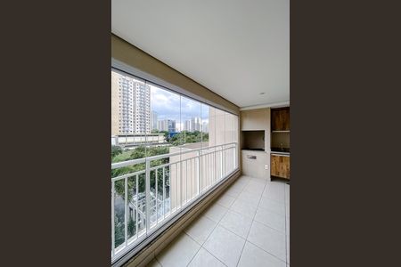 Varanda da Sala de apartamento para alugar com 3 quartos, 128m² em Várzea da Barra Funda, São Paulo