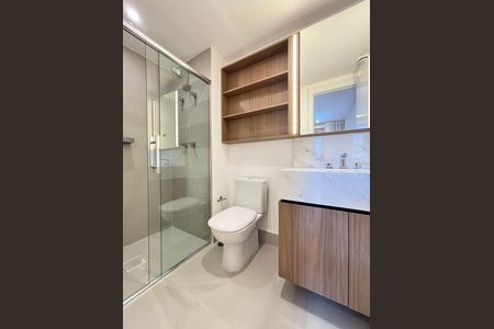 Apartamento para alugar com 35m², 1 quarto e 1 vaga Apartamento para alugar com 35m², 1 quarto e 1 vagaBanheiro da Suíte