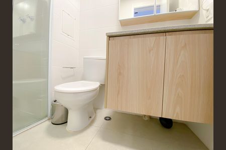 Studio para alugar com 26m², 1 quarto e sem vaga Studio para alugar com 26m², 1 quarto e sem vagaBanheiro