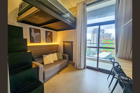 Apartamento para alugar com 25m², 1 quarto e sem vaga