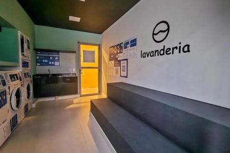 Studio para alugar com 35m², 2 quartos e sem vaga Studio para alugar com 35m², 2 quartos e sem vagaLavanderia