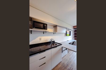 Studio para alugar com 25m², 1 quarto e sem vaga Studio para alugar com 25m², 1 quarto e sem vagaCozinha
