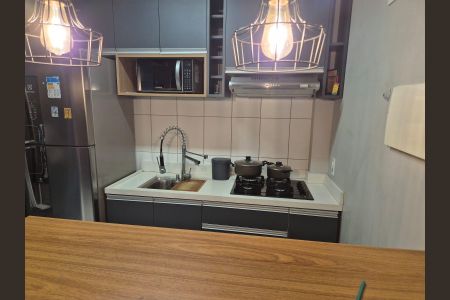 Cozinha de apartamento para alugar com 1 quarto, 27m² em Vila Butantã, São Paulo