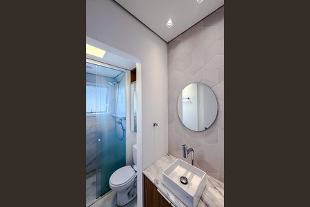 Studio para alugar com 39m², 1 quarto e 1 vaga Studio para alugar com 39m², 1 quarto e 1 vagaBanheiro
