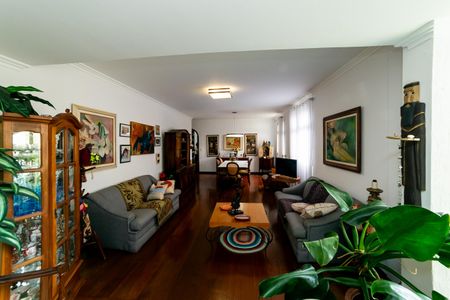 Sala de apartamento à venda com 4 quartos, 160m² em Serra, Belo Horizonte