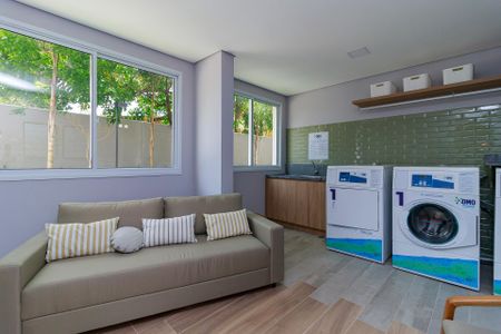 Apartamento para alugar com 34m², 2 quartos e sem vaga Apartamento para alugar com 34m², 2 quartos e sem vagaLavanderia