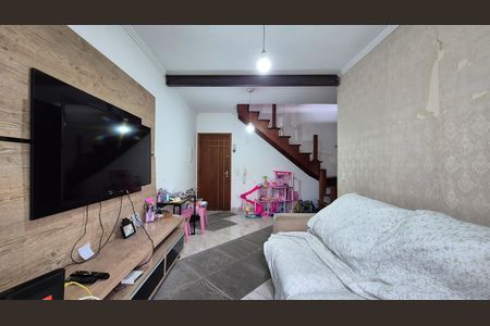 Sala  de apartamento à venda com 2 quartos, 90m² em Parque Bandeirante, Santo André
