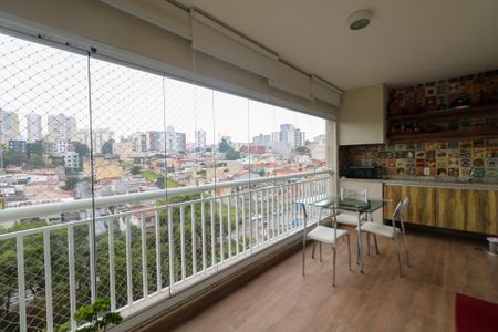 Varanda Gourmet de apartamento à venda com 3 quartos, 146m² em Santa Paula, São Caetano do Sul