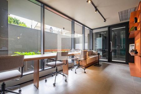 Studio à venda com 28m², 1 quarto e sem vaga Studio à venda com 28m², 1 quarto e sem vagaCoworking