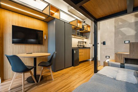 Studio à venda com 28m², 1 quarto e sem vaga Studio à venda com 28m², 1 quarto e sem vagaStudio