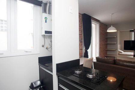 Studio à venda com 51m², 1 quarto e 1 vagaCozinha + Área de Serviço