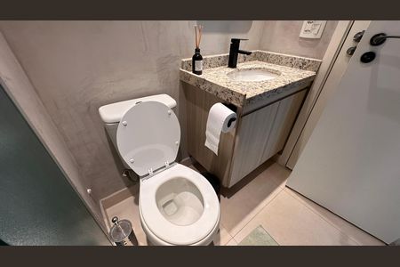 Apartamento para alugar com 43m², 1 quarto e 1 vaga Apartamento para alugar com 43m², 1 quarto e 1 vagaBanheiro social