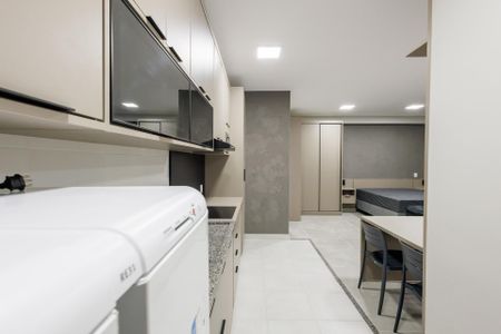 Studio para alugar com 45m², 1 quarto e 1 vaga Studio para alugar com 45m², 1 quarto e 1 vagaCozinha
