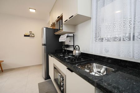 Studio para alugar com 35m², 1 quarto e 1 vaga Studio para alugar com 35m², 1 quarto e 1 vagaCozinha e Área de Serviço