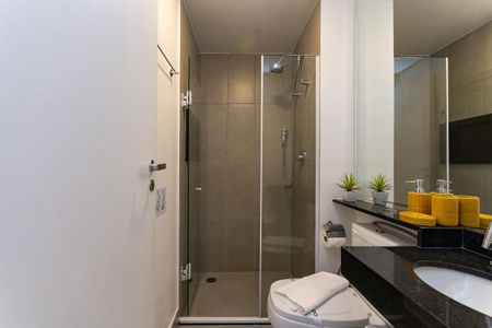 Apartamento à venda com 25m², 1 quarto e 1 vaga Apartamento à venda com 25m², 1 quarto e 1 vagaBanheiro Social