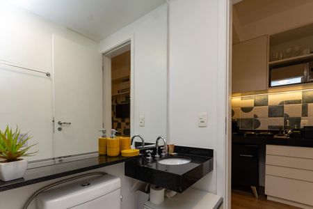 Apartamento à venda com 25m², 1 quarto e 1 vaga Apartamento à venda com 25m², 1 quarto e 1 vagaBanheiro Social