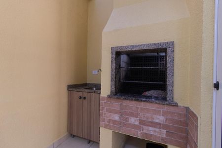 Área comum - Churrasqueira de casa à venda com 3 quartos, 92m² em Novo Mundo, Curitiba