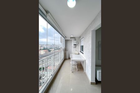 Varanda da Sala de apartamento para alugar com 1 quarto, 34m² em Mooca, São Paulo