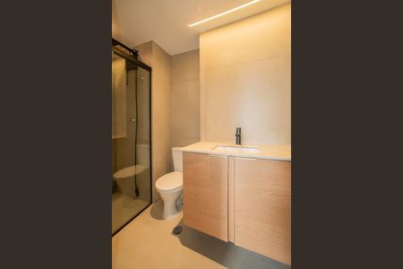 Apartamento para alugar com 40m², 1 quarto e sem vagaBanheiro da Suíte