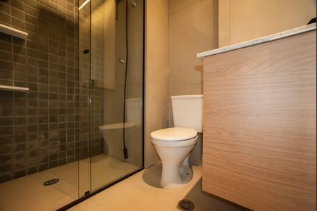 Apartamento para alugar com 40m², 1 quarto e sem vagaBanheiro da Suíte