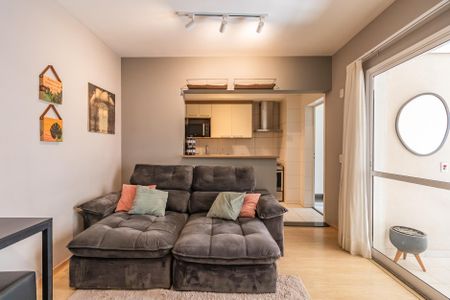 Sala de apartamento à venda com 2 quartos, 80m² em Empresarial 18 do Forte, Barueri
