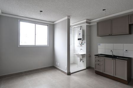 Sala de apartamento para alugar com 2 quartos, 37m² em Jardim, Santo André