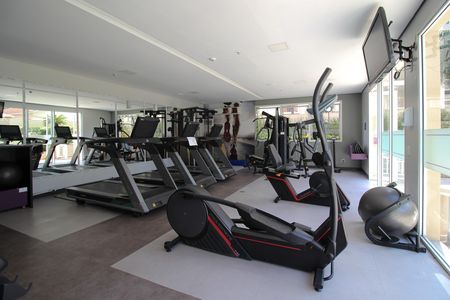 Studio para alugar com 25m², 1 quarto e 1 vaga Studio para alugar com 25m², 1 quarto e 1 vagaÁrea comum - Academia