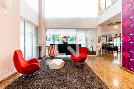 Studio para alugar com 25m², 1 quarto e 1 vaga Studio para alugar com 25m², 1 quarto e 1 vagaHall
