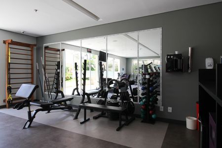 Studio para alugar com 25m², 1 quarto e 1 vaga Studio para alugar com 25m², 1 quarto e 1 vagaÁrea comum - Academia
