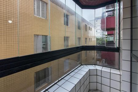 Sacada  de apartamento para alugar com 1 quarto, 50m² em Vila Caiçara, Praia Grande