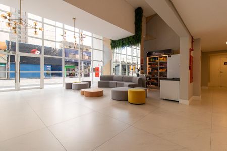 Studio para alugar com 20m², 1 quarto e sem vaga Studio para alugar com 20m², 1 quarto e sem vagaHall de entrada