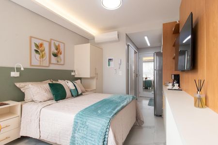 Studio de kitnet/studio para alugar com 1 quarto, 20m² em Centro, Curitiba