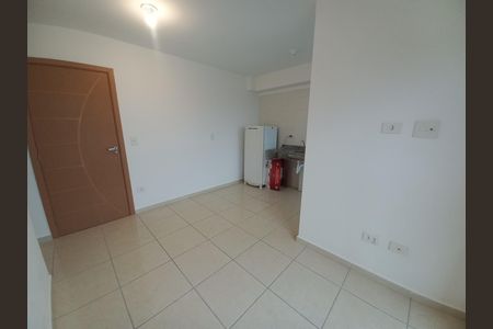 Sala de apartamento para alugar com 2 quartos, 46m² em Parque Sao Vicente, São Vicente