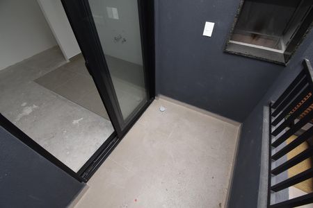 Sacada com Churrasqueira de apartamento à venda com 2 quartos, 52m² em Centro, Curitiba