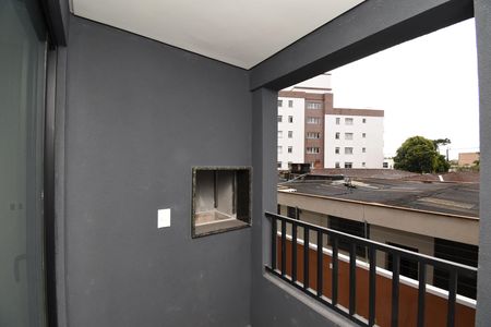 Sacada com Churrasqueira de apartamento à venda com 2 quartos, 52m² em Centro, Curitiba