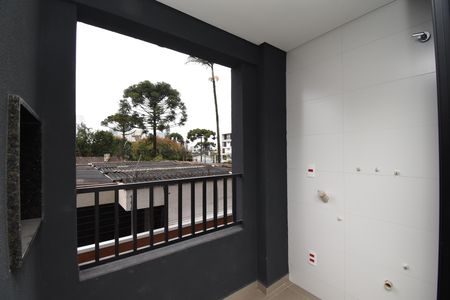 Sacada com Churrasqueira de apartamento à venda com 2 quartos, 52m² em Centro, Curitiba
