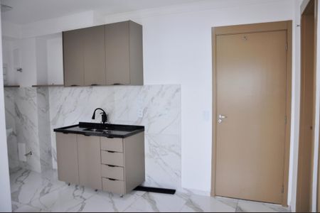 Apartamento à venda com 34m², 2 quartos e sem vaga Apartamento à venda com 34m², 2 quartos e sem vagaDetalhe - Cozinha Americana