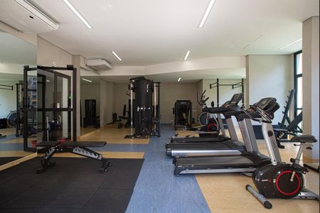 Apartamento à venda com 45m², 1 quarto e 1 vaga Apartamento à venda com 45m², 1 quarto e 1 vagaÁrea comum - Academia