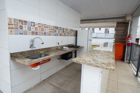Apartamento para alugar com 48m², 2 quartos e 1 vagaÁrea comum - Salão de festas