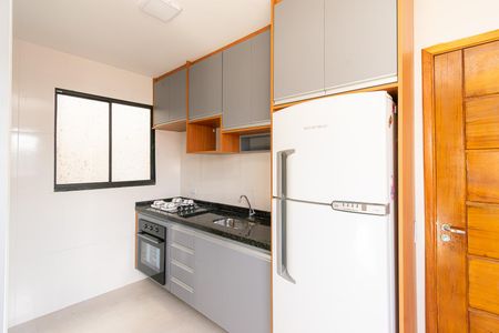 Cozinha de apartamento para alugar com 1 quarto, 29m² em Chácara Mafalda, São Paulo