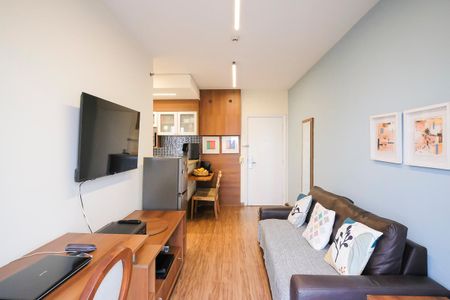 Sala de apartamento à venda com 1 quarto, 38m² em Santa Paula, São Caetano do Sul